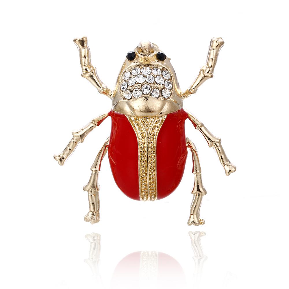 2018 European and American Fashion Enamel Insect Brooch - Versatile Clothing Accessory Corsage.