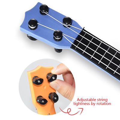 Mini Ukulele Guitar Toy Skill Improving Classical Early Educational Musical Instrument For Boys Girls Children Baby Xmas Gifts