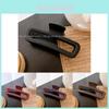 Oversized Minimalist Matte Resin Hair Clip For Elegant Updos In Various Colors
