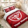 Custom Name Bedding Set 3 PiecesHull KR Print Duvet Cover + 2 Pillowcases Soft Bed Decor