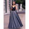 European and American Party Sexy V-neck High-End Long Dress Wedding Dress