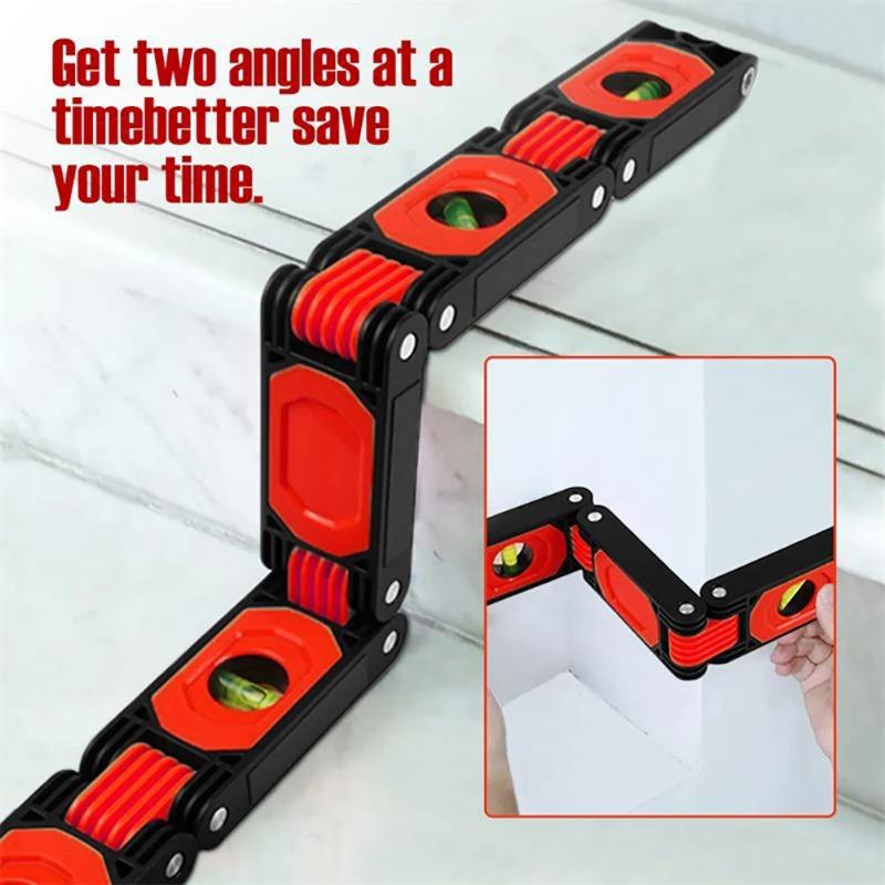 Foldable Level Meter Accurate Level Angle Finder Gauge Folding Extend High Precision Corner Measurements Woodworking Tools