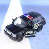 1/36 Scale Land Rover Range Rover Police SUV Vehicle Toy Car Alloy Diecast Car Model Toy with Pull Back for Children Gifts Toy Collection