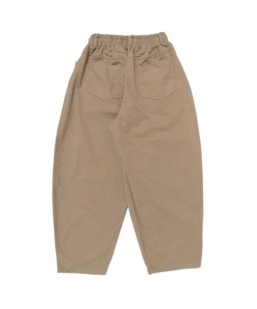 CARGOBROS Washed Cotton Curved Pants (Beige)