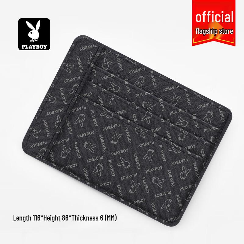 PLAYBOY Slim Multi-Card Holder with Coin Pocket