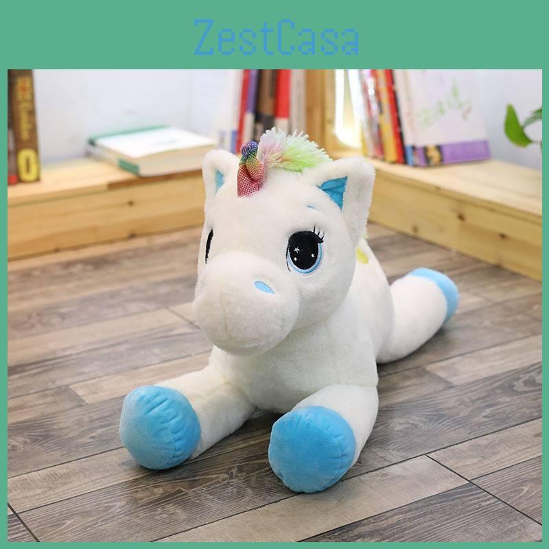 Plush Rainbow Unicorn Doll With Embroidery Design Suitable For Gifts Holiday