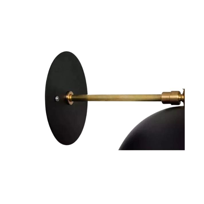 1950er Mid Century Modern Messing Italienische Wandleuchte Stilnovo Wandleuchte Licht