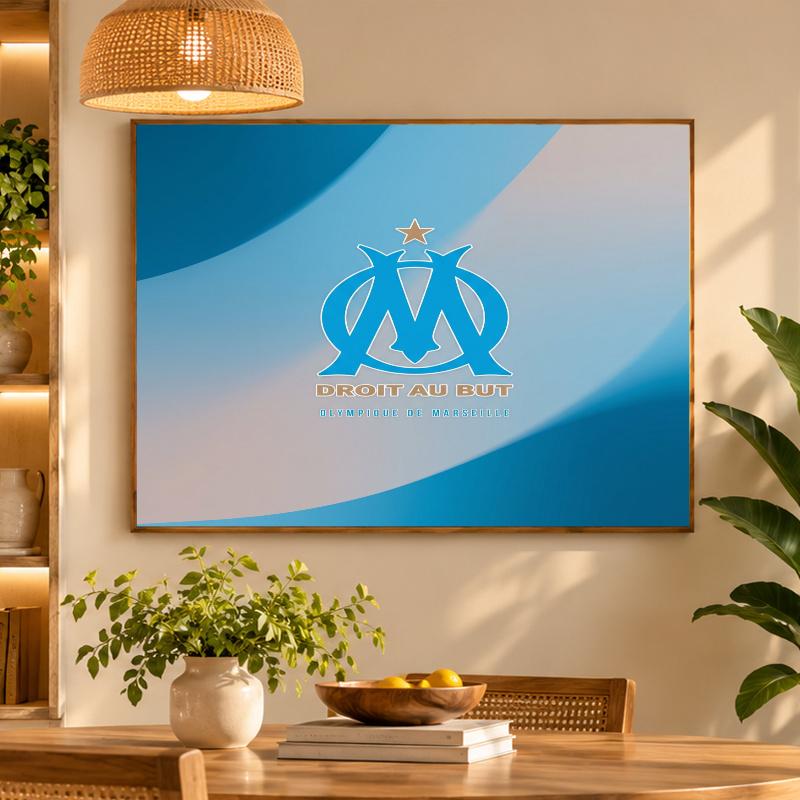 5D Diamond Painting Olympique Lyonnais FC DIY Full Drill Diamond Art Kit Home Decoration