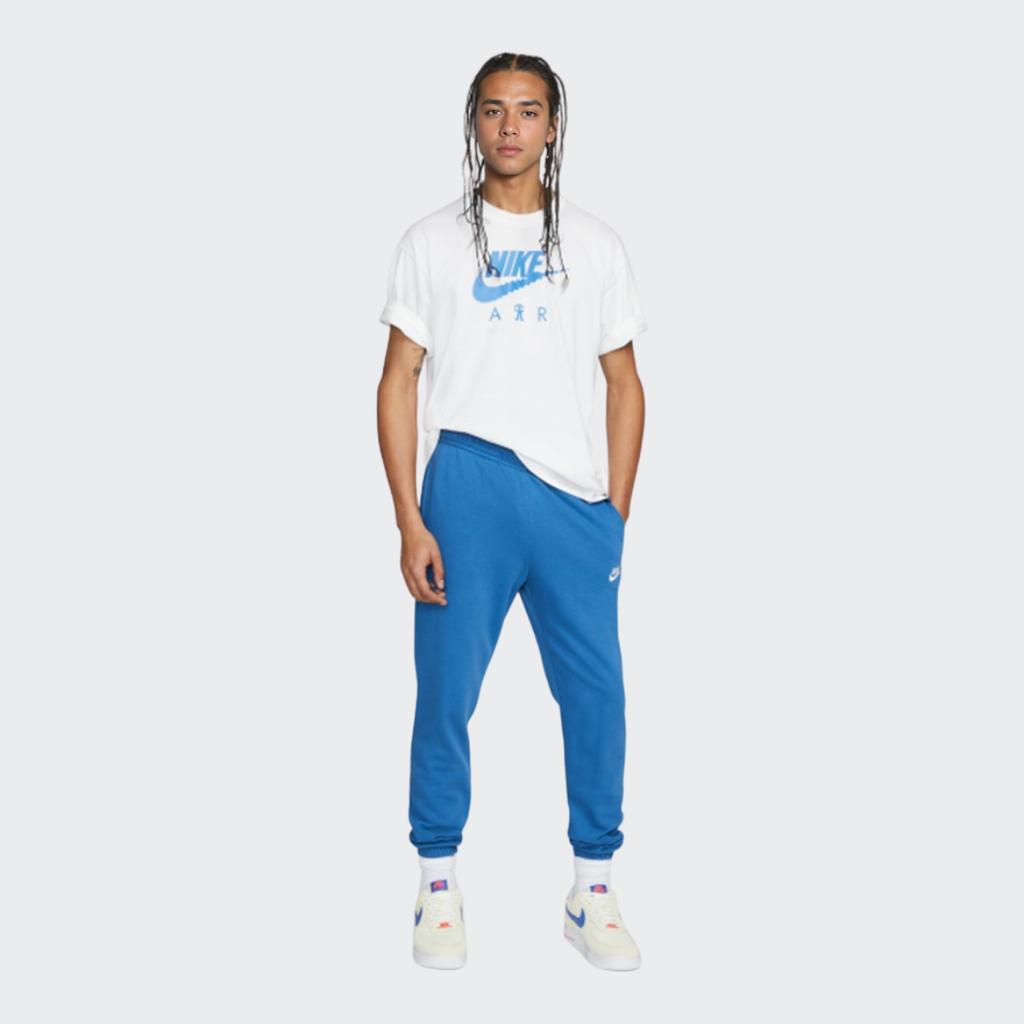 Nike Alphabet Logo Print Cotton Crew Neck T-Shirt Men Tops White DQ1017-100