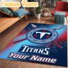Custom Name Tennessee Logo Art Rug Office Rug Chair Mat Non Slip Carpet Rugs for Bedrooms Dining Room Living Room Home Decor Gifts