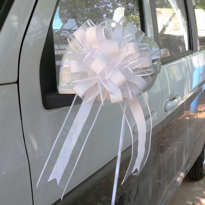 10 vnt. Ypatingai didelis lankelis baltas raudonas auksas rožinis vestuvinio automobilio dekoravimo lankelis vestuvių traukimo lankelis gimtadienio vakarėlio automobilio dekoravimo lankelis
