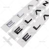 AAXZ1 New Style ABS ELANTRA Car Taigate Letter Logo 3D Sticker Rear Trunk Nameplate Body Decoration Badge Decal Emblem Accessories
