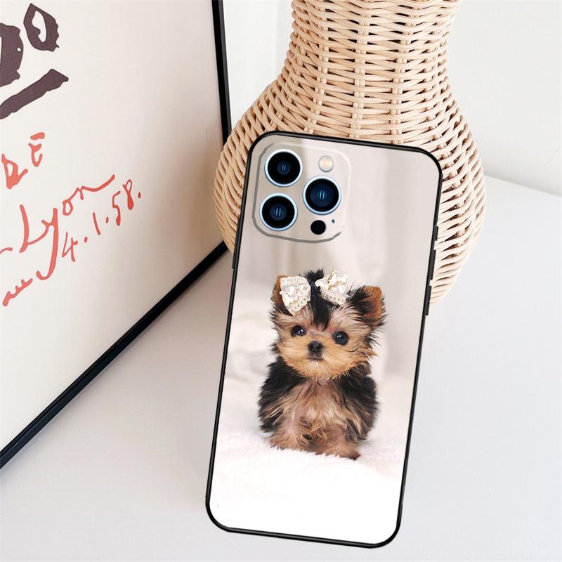 Yorkshire Terrier Dog Phone Case For iPhone 17 Pro Max 16 15 11 13 12 14 Pro Max Mini 15 16 Plus 16e 17 Air Cover