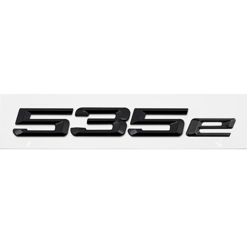 ABS Auto Kofferraum Heck Buchstaben Logo Plakette Emblem Aufkleber für BMW 5er Serie 520e 525e 528e 530e 535e 540e 550e E39 E60 E61 F10 F11 G30