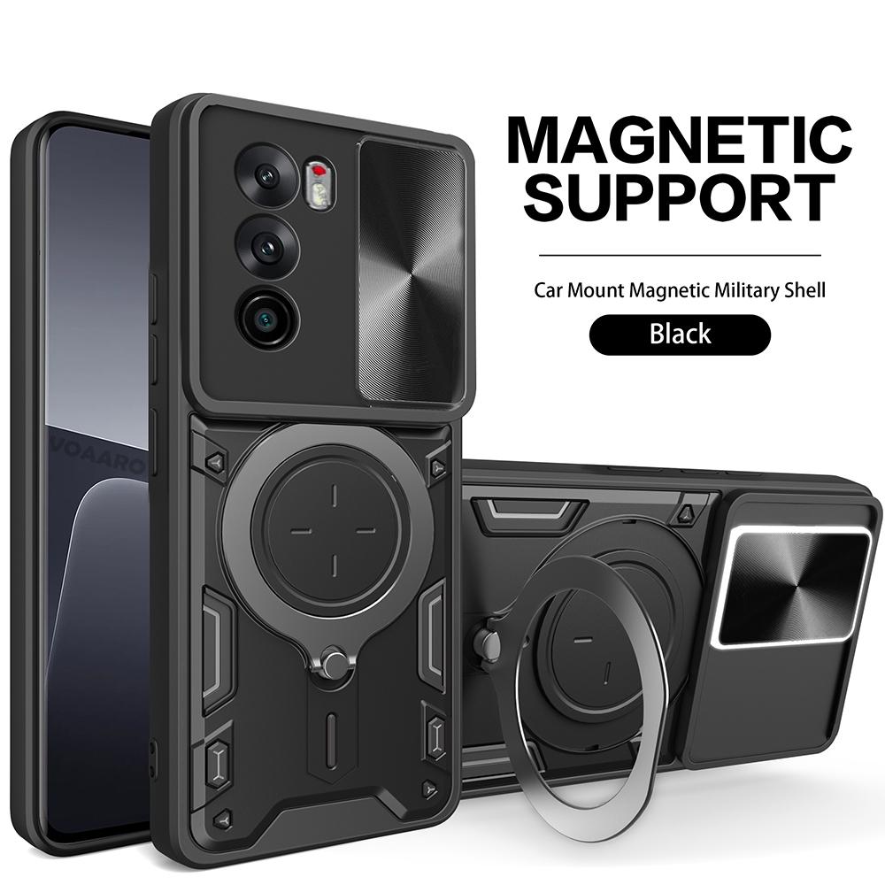 Rotate Camera Lens Armor Funda for Tecno Camon 40 4G Global Case for Tecno Camon 40 Pro 5G Case Magnetic Ring Stand Holder Cover