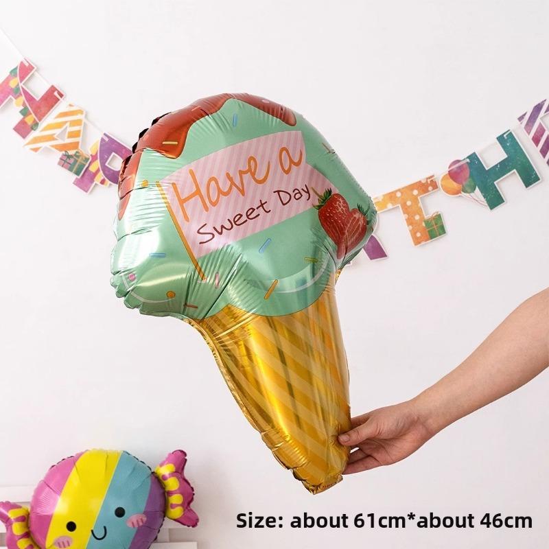 Watermelon, Fruit Cake, Balloon, Children's First Birthday, Adult Party Decoration, Doughnut, Ice Cream Balloon