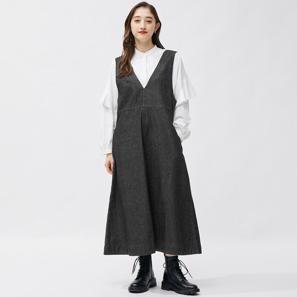 

Джинсовое платье-джемпер GU by Uniqlo