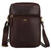 Herren Crossbody-Tasche aus glattem Echtleder - Peterson