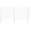 Chain Link Fence with Posts 10 x 1 m (W x H) Hot Dip Galvanized Steel