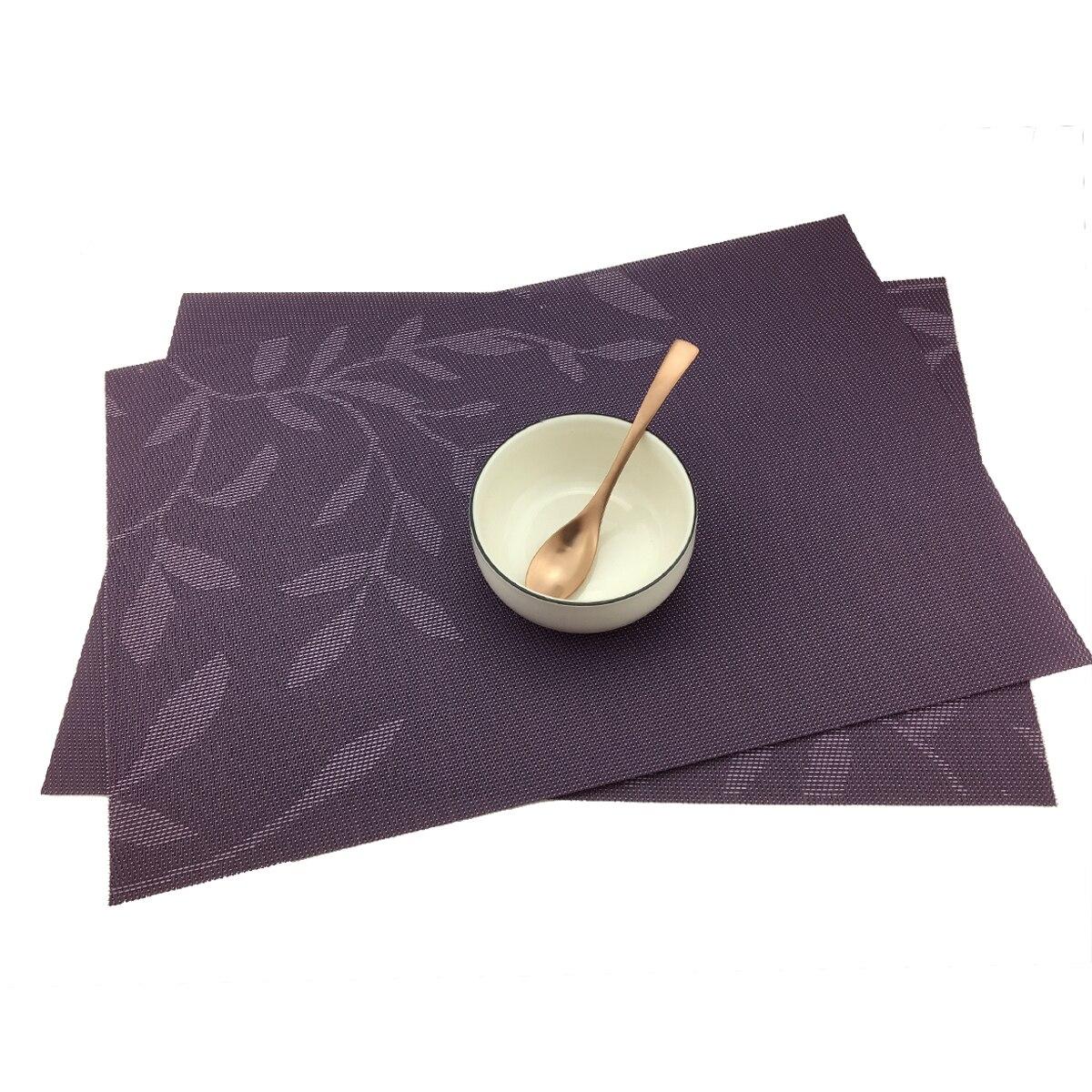 Набор из 6 декоративных виниловых салфеток из ПВХ для обеденного стола — фото 3