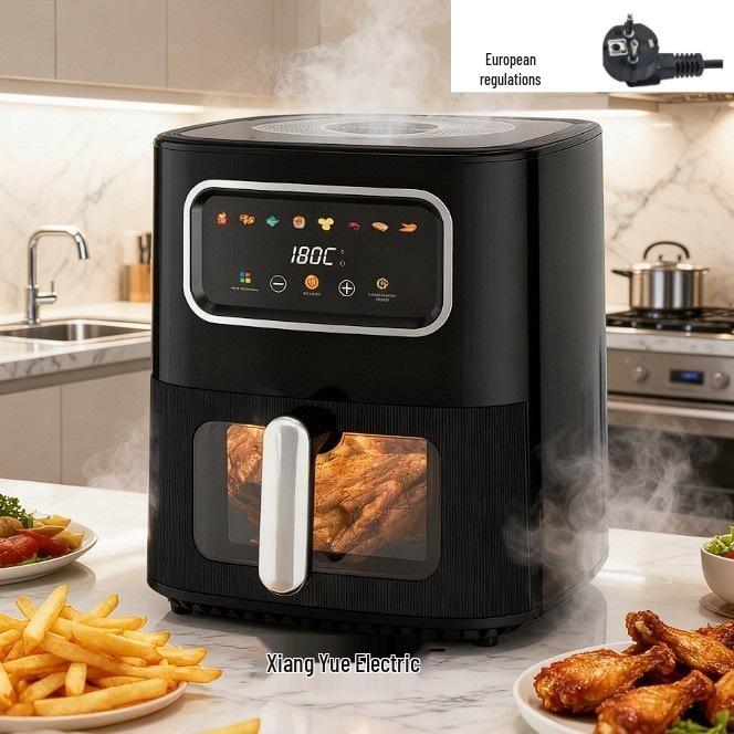 Multi-Functional Stainless Steel Air Fryer Oven with Grill and Large Capacity