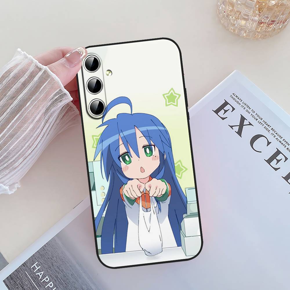 Anime L-Lucky Star Kawaii Izumi Handyhülle Für Samsung Galaxy S21 S22 S23 S24ULTRA S25ULTRA FE Ultra Plus5G A52S S26 Weiche Hülle S20plus5G-1 white