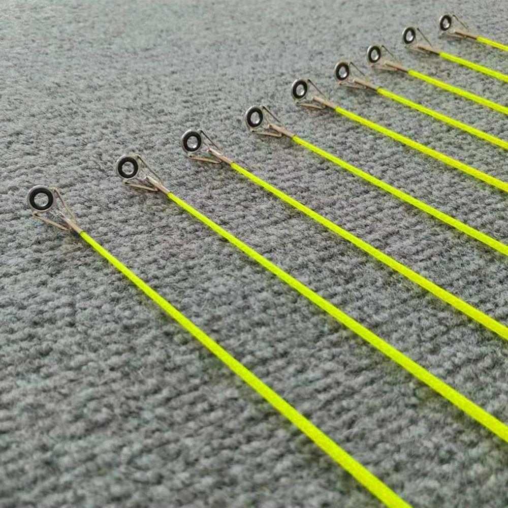 Hot With Top Ring Fishing Rod Tip Winter 40cm Carbon Fiber Portable Spinning Fiberglass Fishing Pole Ice Fishing