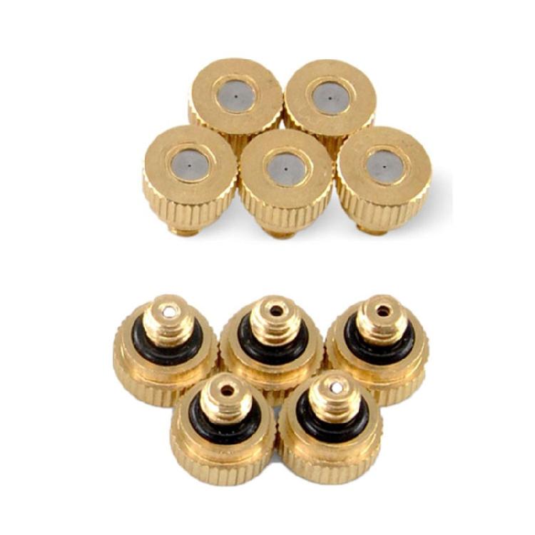 6x Cooling System Low Pressure Spray Misting Nozzle Outdoor Anti-drip Fogging