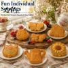 DIY Pastry Tools for Kids Spring Garden Mini Pie Mold Food-Grade Silicone Cookie Cutter Creative Baking Gifts Women Baking Fondant Clay Craft,
