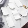 Kang Fu Tao White Ceramic Towel & Soap Dish