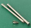 Ocdin Blancpain Swatch Watch Screw Rod Kit, Fifty Fathoms Watch Lug Inserts with Inner Slots, Includes Hex and Slot Drivers