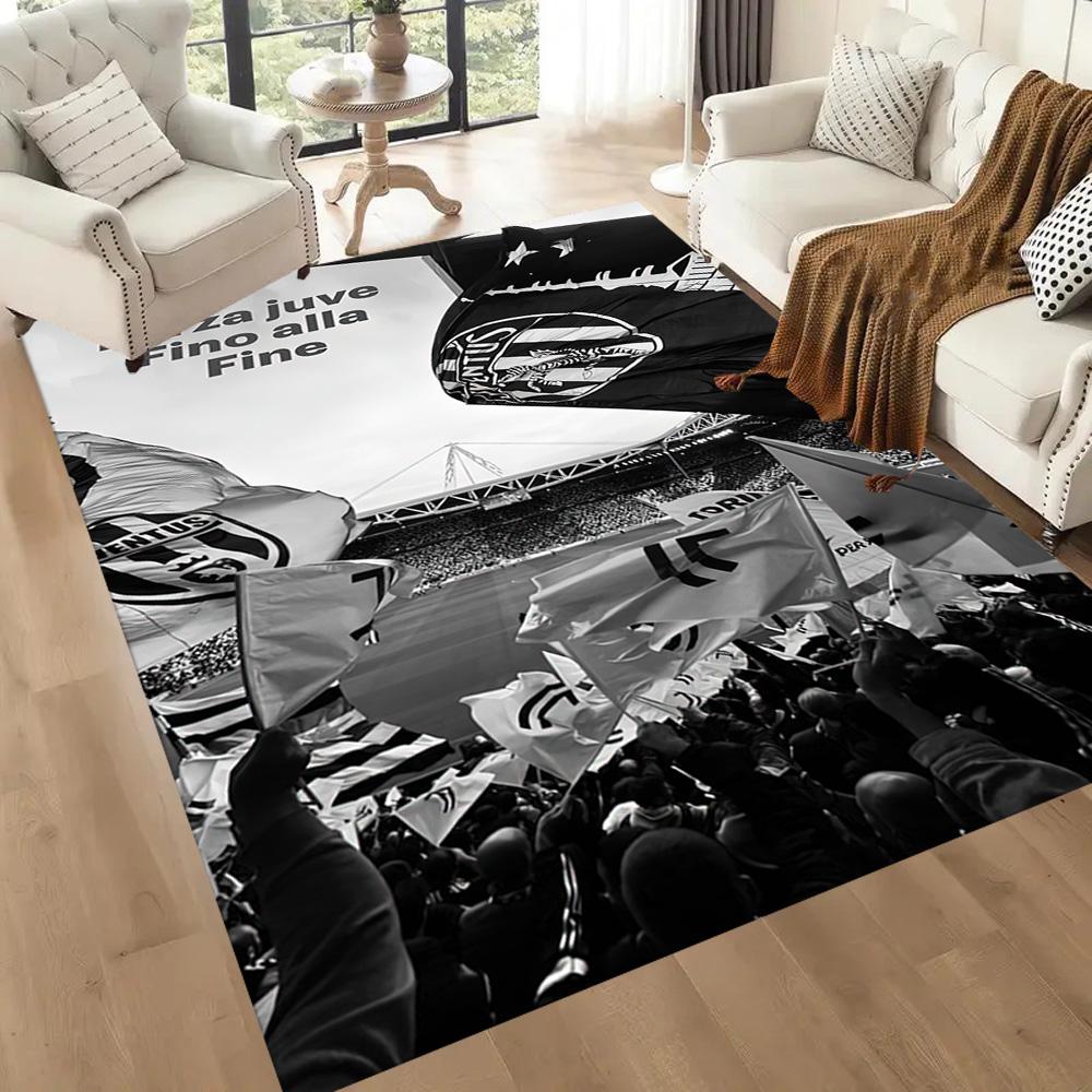 Juventus Floor Mat Suitable For Balcony Study Room Playrooms Living Rooms Antislip Rug Decorate Offices Wedding Party Gift