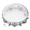 8inch Tambourine Handbell Hand Drum with Double Row Jingles Musical Percussion Instrument