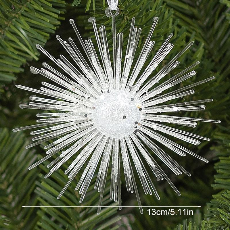 1 Stück Wiederverwendbar Neujahr Acryl Geschenk Weihnachten DIY Hängen Festival Dekoration Hochzeit Anhänger