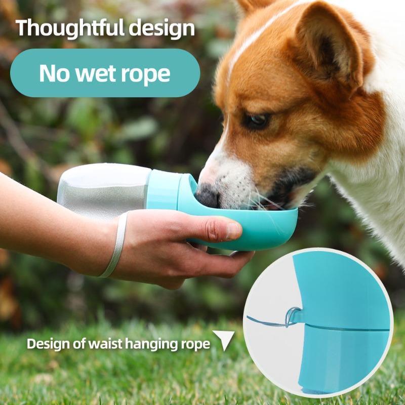 300ml/500ml Portable Pet Water Bottle Suitable for Small and Medium-sized Dogs and Cats Outdoor Travel Dog Portable Drinking Cup