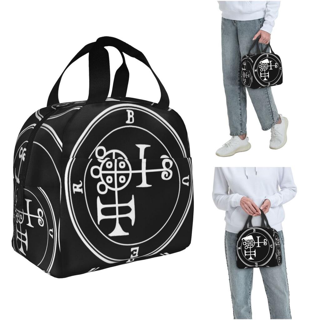 Demon Buer Seal Insulated Lunch Bag for Women Kids Portable Food Boxes Thermal Lunch Box Tote
