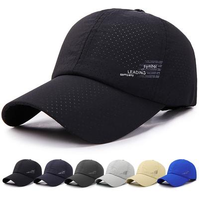 Mesh Cap for Men Breathable UV Summer Mesh UV Sun Slimming Casual Baseball Unisex [Andeor] Mesh Structure, Protection, Ultra-Lightweight, UPF50+