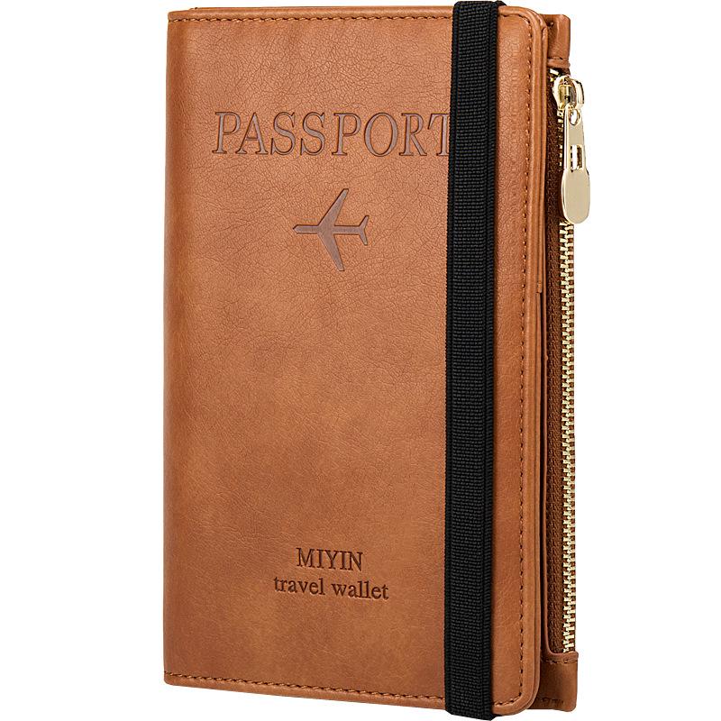Tao Yin 2024 RFID Anti-Theft Passport & Card Holder - Multifunctional Travel Wallet Bag