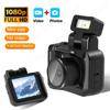 HD 1080p Mini Camera Pocket Cam with Screen Retro Ultra Compact Camera with Flash Light and Battery Dock Portable Video Recorder