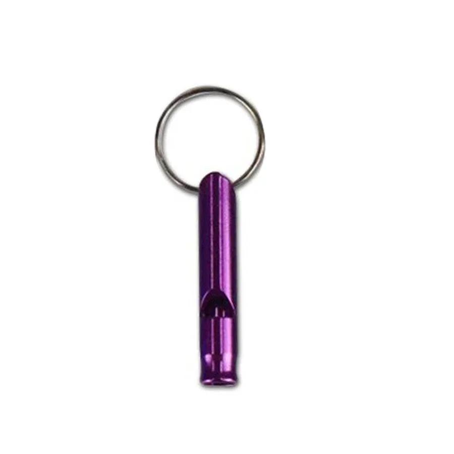 

Survival Whistle - Pea-less & Waterproof Emergency Tool for Hiking/Camping/Mountaineering, Rescue Signaling Accessory фіолетовий