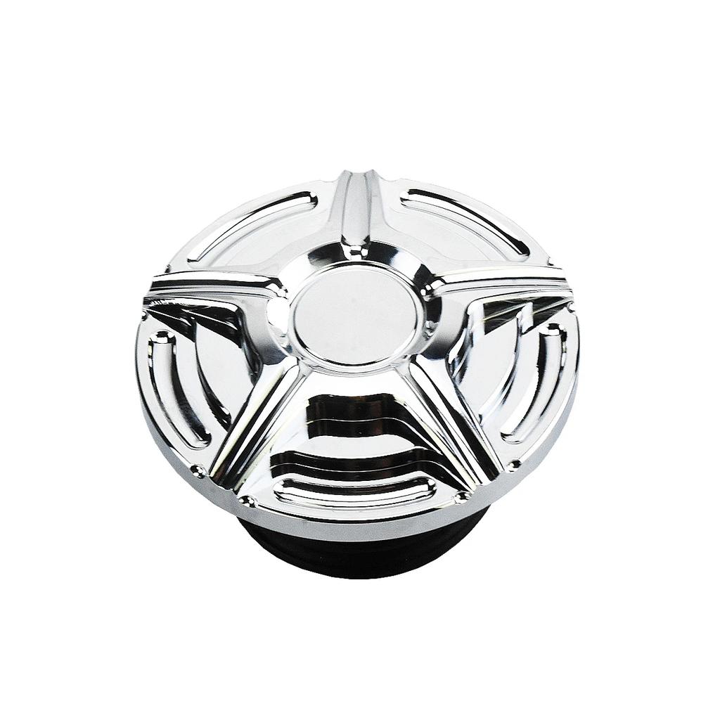 Motorcycle Vented Gas Cap Fuel Tank Right-hand Thread Crown Style Oil Cap Fuel Gas Tank For Harley Sportster Dyna Touring Softai
