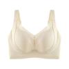 Lift Type, Light and Thin, Large Chest, Small and Seamless Elastic Lace Cup Surface, Breathable and Comfortable, Healing Color Scheme Bra