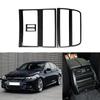 Car Carbon Fiber Center Air Outlet CD Panel Decorative Trim Sticker For BMW F10 5 Series 2011-2017 Car Interior Decor