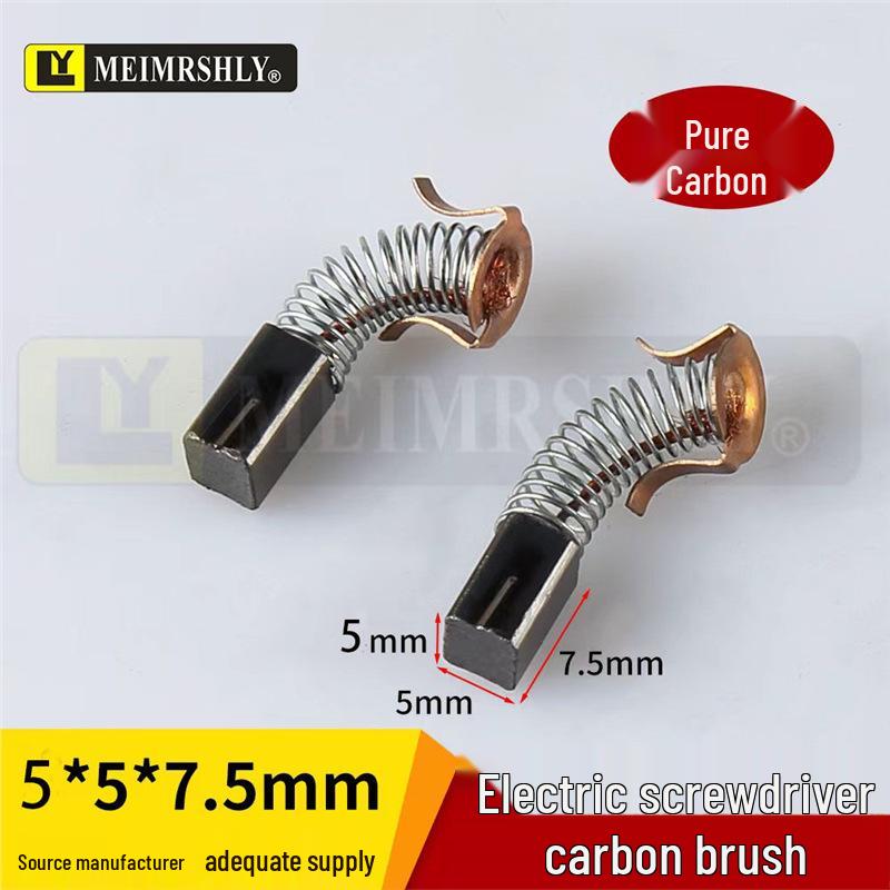 Compatible Carbon Brush for Kilew AC/DC Electric Screwdrivers P1L-BSD3000/3300/6600/TKS1500
