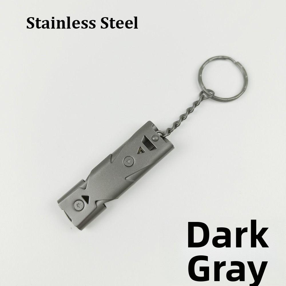 Portable Keychain Whistle 6 Colors Camping Hiking Tool New High Decibel Whistle Outdoor Tool