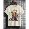 Men's T-Shirt Japanese Cartoon Animals Pattern T-Shirt 3D Print Casual Short Sleeved T-Shirts Oversized Men Clothing Tops Summer