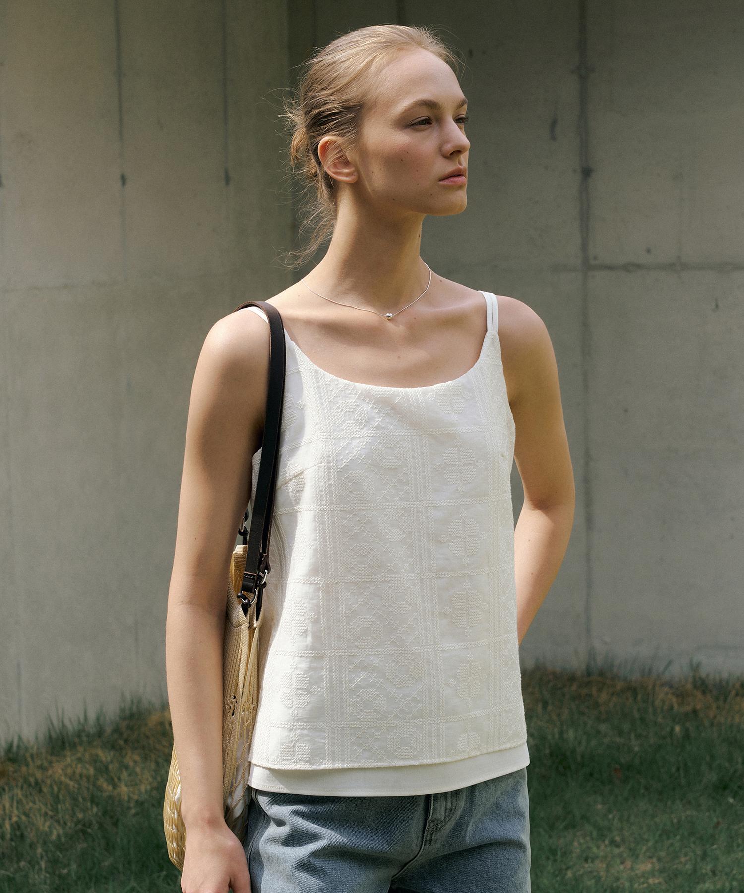 Otte Embroidered Top_Ivory Ivory/S