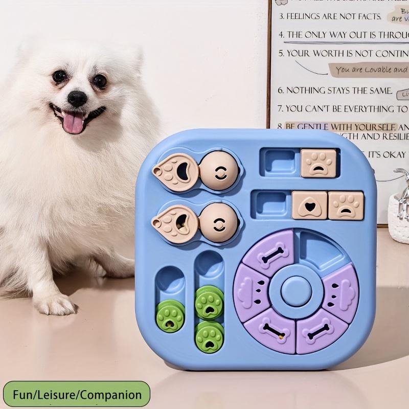 Interactive Pet Puzzle Ball Toy - Durable Washable Non-Slip Treat Dispenser Slow Feeder Bowl for Cats Dogs