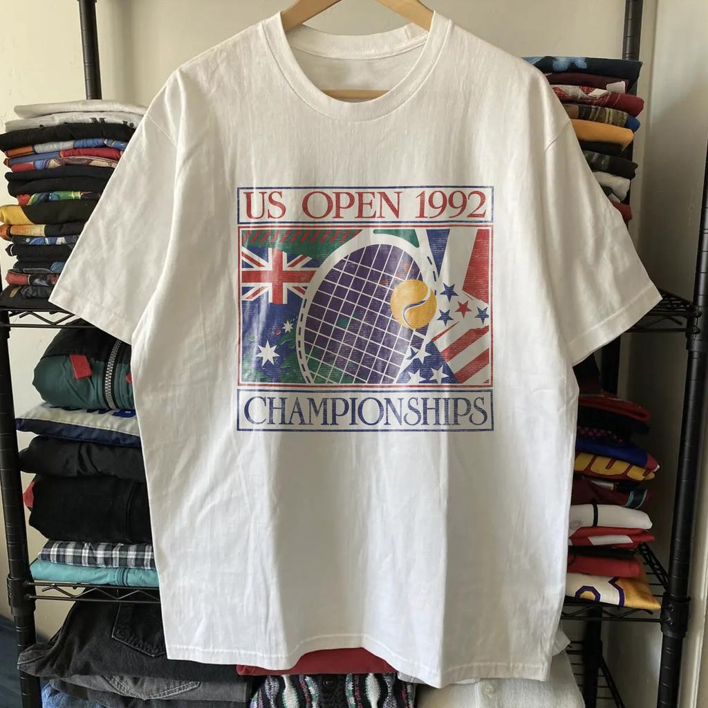 Maglietta Promo Ufficiale US Open 92 Bianca S