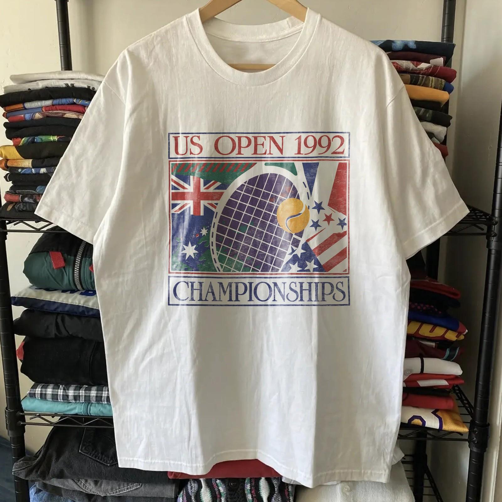 Official US Open 92 Promo T-Shirt White S 4XL